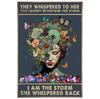 I Am The Storm Plaque Metal Tin Signs Wall Decoration Vintage Art Posters Iron Painting for Man Cave Home Cafe Garden Club Bar