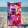 Anime O-Osaki N-nana Cute Towel Large Quick-Drying Microfiber Soft Beach Towel for Travel Fitness Sauna Bathing Camping
