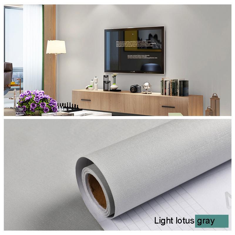Solid Color Self-Adhesive Wall Decoration Sticker - Waterproof & Moisture-Proof, Instant Adhesive Sticker for Bedroom