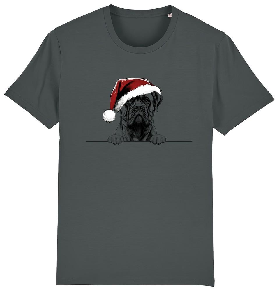 

BULLMASTIFF Christmas Dog T-Shirt Mens Womens Kids Dogs Secret Santa Office Gift L