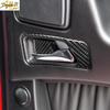 4Pcs Carbon Fiber Rear Door Handle Cover Trim Fit For Mercedes-Benz G-Class W463