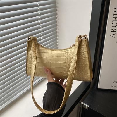 New Trendy and Popular Niche Textured Bag Portable Shoulder Underarm Bag Versatile Fashion Women's Bag