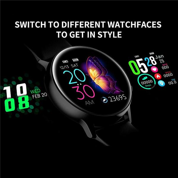Women IP68 Waterproof Smart Watch Bluetooth Smartwatch For IPhone Heart Rate Monitor Fitness Tracker