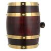 Vintage Wood Oak Timber Wine Barrel for Beer Whiskey Rum Port 1.5L