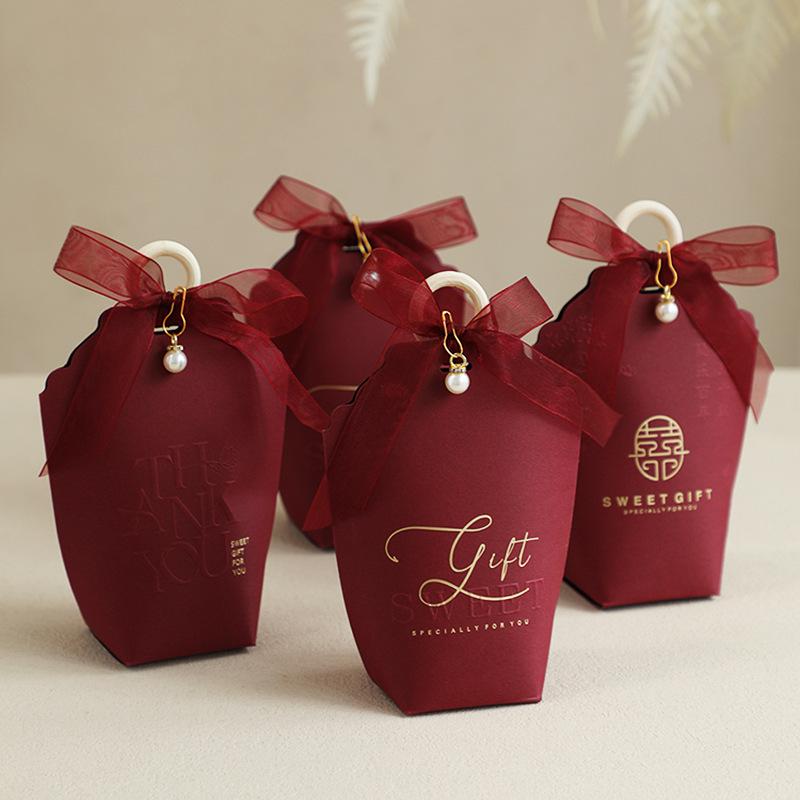 Elegant Wedding Gift Candy Box Packaging