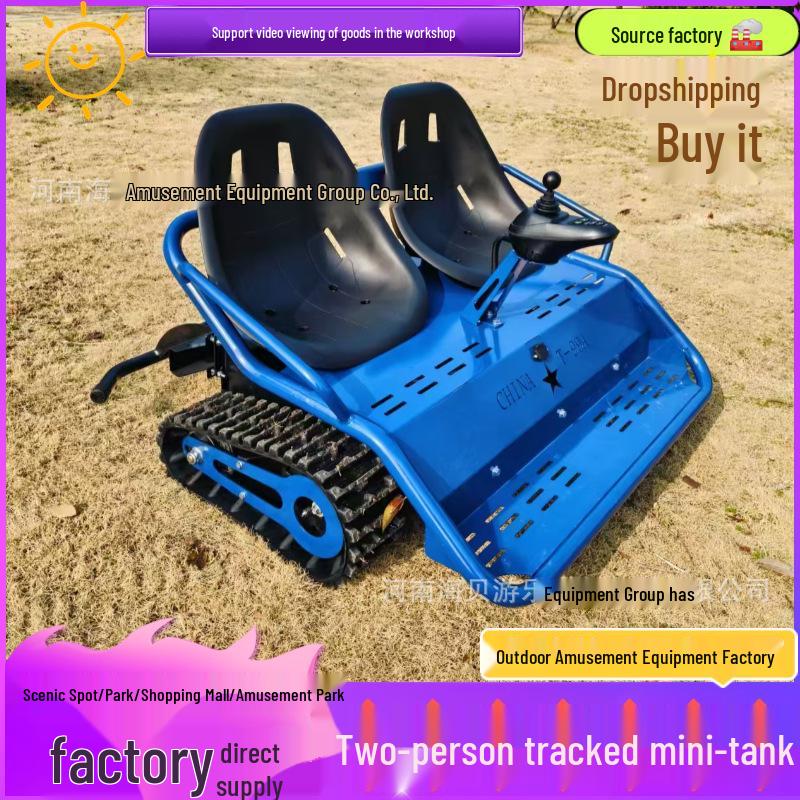 Tracked Mini Tank Electric All-Terrain Toy Car for Kids