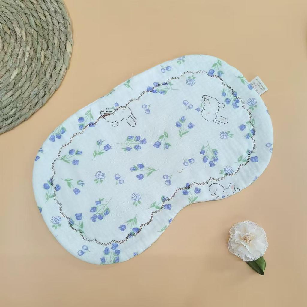 Oreiller pour bébé double face en forme de nuage, pour nouveau-né 0-6 mois, avec housse supplémentaire en coton et gaze.