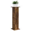 Plant Stand Smoked Oak 30.5 x 30 x 100.5 cm