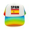 Flag Of Spain Baseball Cap For Women Unisex Country Proud Mesh Net Trucker Hats Summer Breathable Snapback Dad Gift Caps