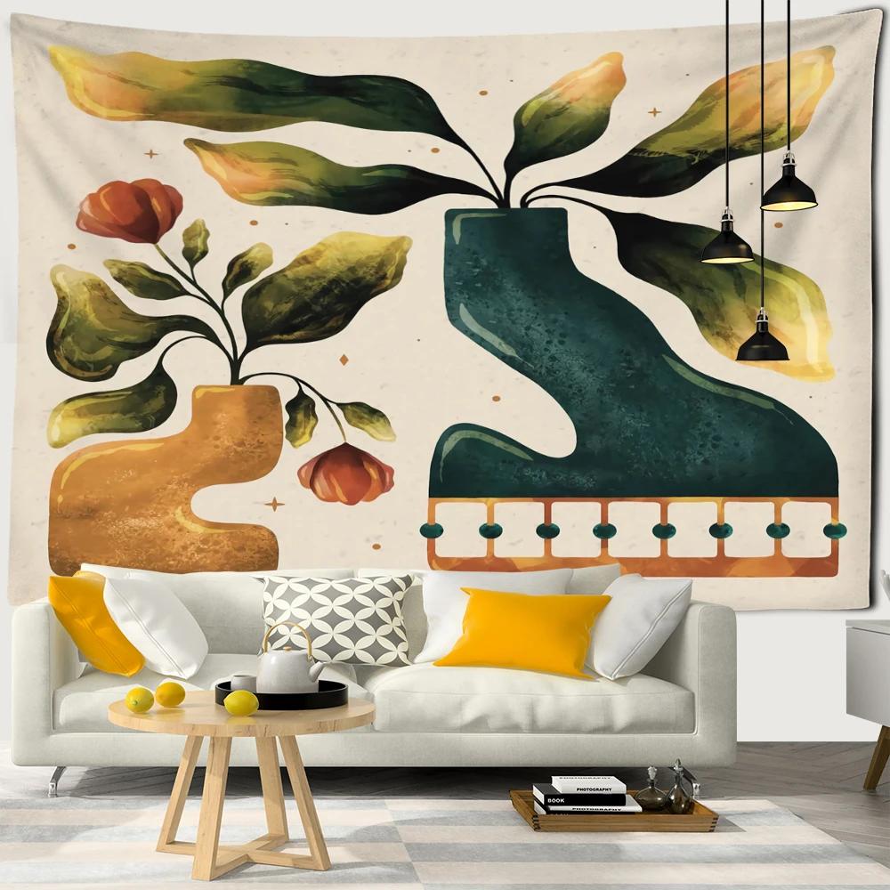 Hippie Mandala Witchcraft Home Bedroom Dorm Decor Bee Daisy Floral Pattern Tapestry Wall Hanging