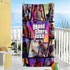 Grand Theft Auto Beach Towel Soft Durable Quick-Dry Comfortable Lightweight Suitable for Swimming Gym Camping Yoga Vacation