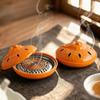 Simple Aromatherapy Burner Orange Shape Incense Box Mosquito Coil Tray  Indoor Use