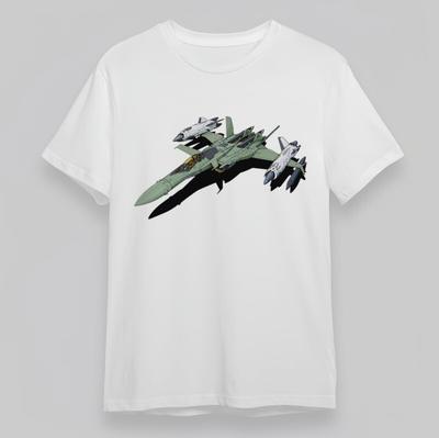 Men's Classic T-Shirt Futuristic Jet With Yellow Accent Graphic Plus Size Tee