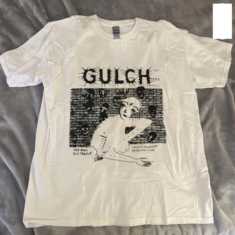 Unisex Short Sleeve Crew Neck Cotton T Shirt Gulch Band M
