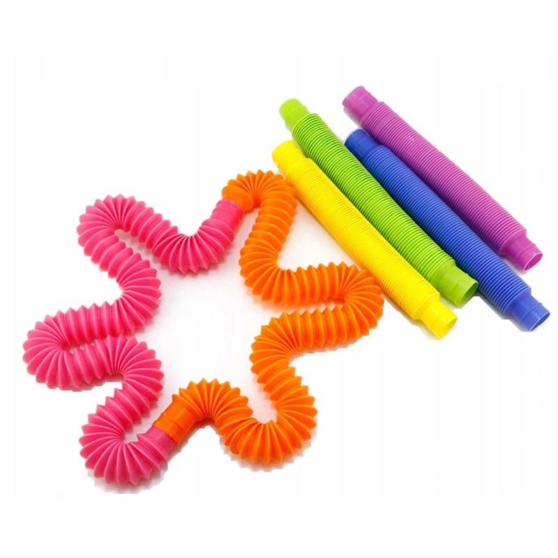 Pop Tubes Sensory Tubes Squishy Anti-Stress Thick XXL Toy 6 pcs