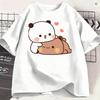 Dudu Bubu T Shirt For Unisex Cotton Vintage Tshirts Crew Neck Love Tee Shirt Short Sleeve Clothing Classic