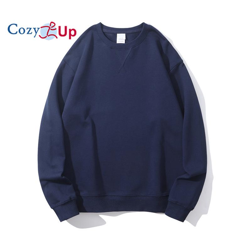 Cozy Up Fleece, Cotton-Blend Pullover, Crewneck Sweatshirt for Men