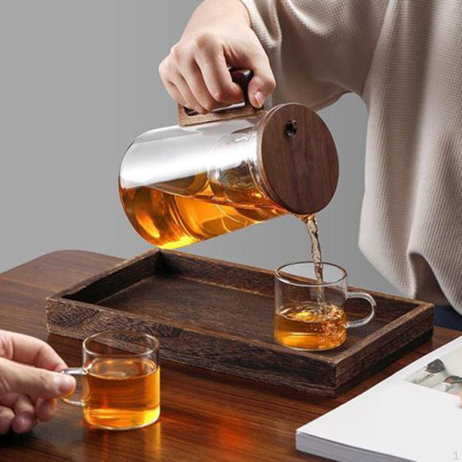 

Стеклянный чайник для заваривания чая Blooming Maker Съемный заварочный чайник для кемпинга для офиса и улицы для мужчин и женщин 750ml