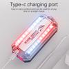 Outdoor Red Blue Strobe Light Police Light Warning Lights Usb Rechargeable Flashlight Shoulder Clip Flashing