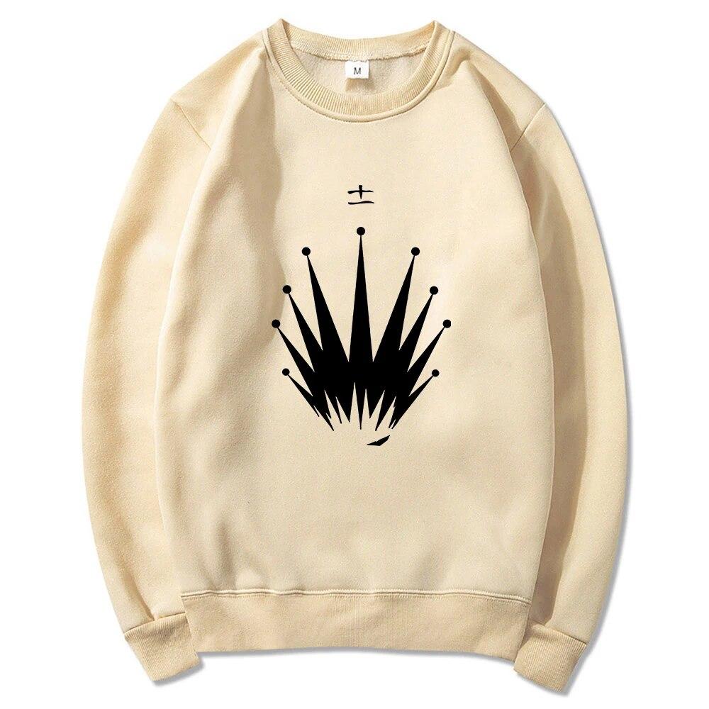 

Аніме Bleach Thousand Year Blood War Kenpachi Bankai Hoodies Зимовий унісекс Толстовка з круглим вирізом Весна/осінь Толстовка Sudaderas L
