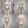 Women's PU Leather Body Harness Set - Adjustable Cage Bra , Erotic Lingerie for Parties sex toys for woman bdsm lingerie