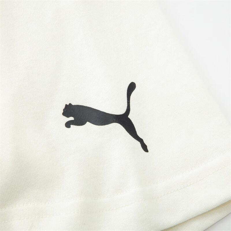 Puma Crew Neck Printed Short Sleeve T-Shirt Unisex Tops White 631503-65