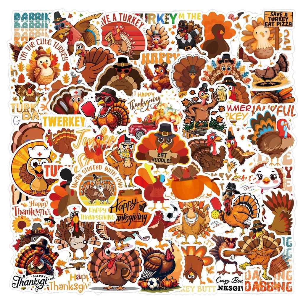110pcs Suitcase Stickers Waterproof Stickers Scooter Computer Tablet Cartoon Decoration