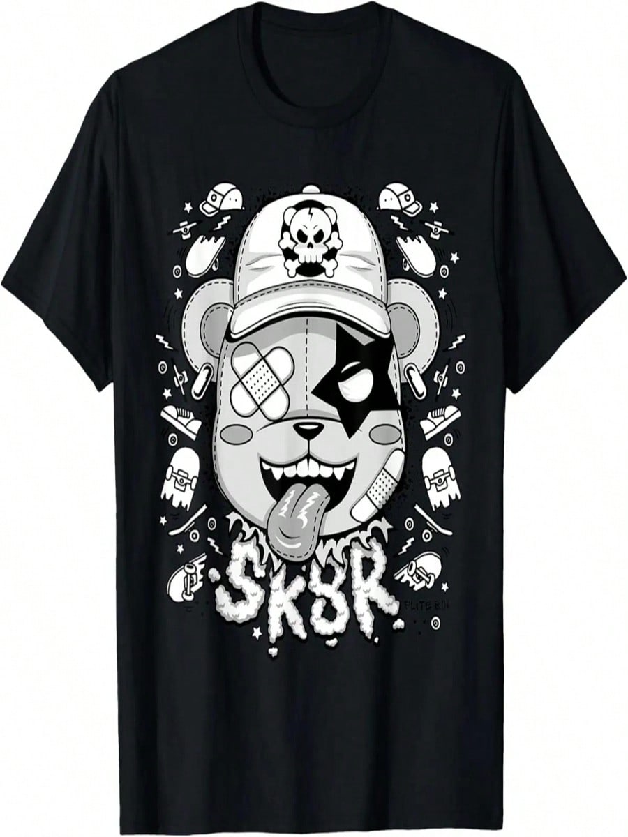 Urban - Graffiti Puppy Skater Sk8r Graphic T-Shirt S разноцветный