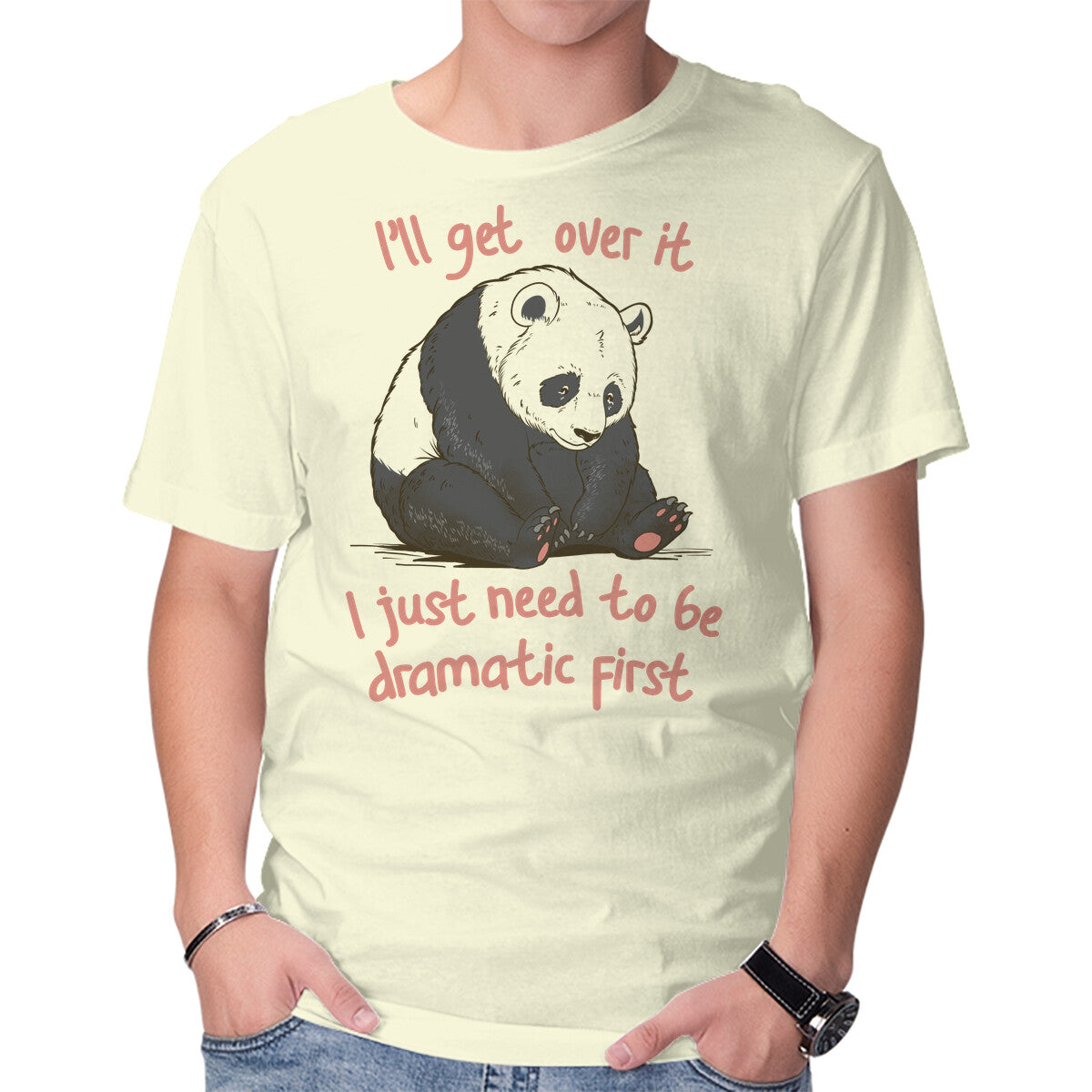 Unisex Crew Neck T-Shirt I ll Get Over It Graphic Short Sleeve Casual Tee XL