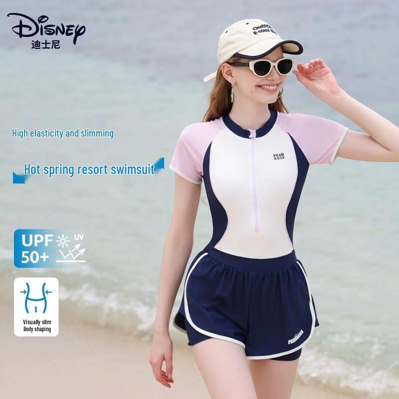 Disney Women s Conservative Skirted One-Piece Swimsuit D15312S2E L