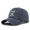 Vintage Cat Embroidery Baseball Cap - Distressed Adjustable Dad Hat For Women/Men Unisex Streetwear Cap