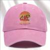 Versatile Retro Print Washed Vintage Soft Top Baseball Cap Unisex Outdoor Sunshade Baseball Cap