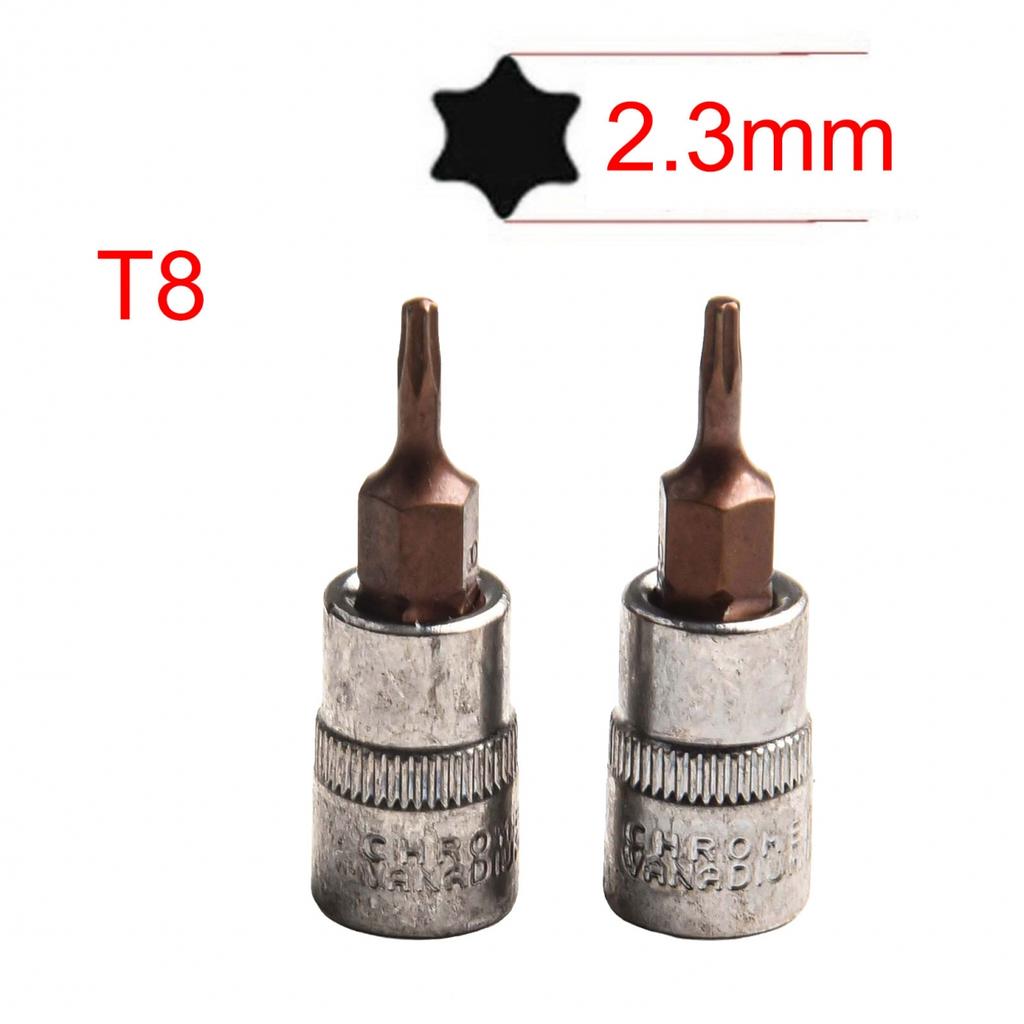 Torx Bit Sockets T15 T20 T30 Torx Bit Sockets 1/4 \" Hex Shank