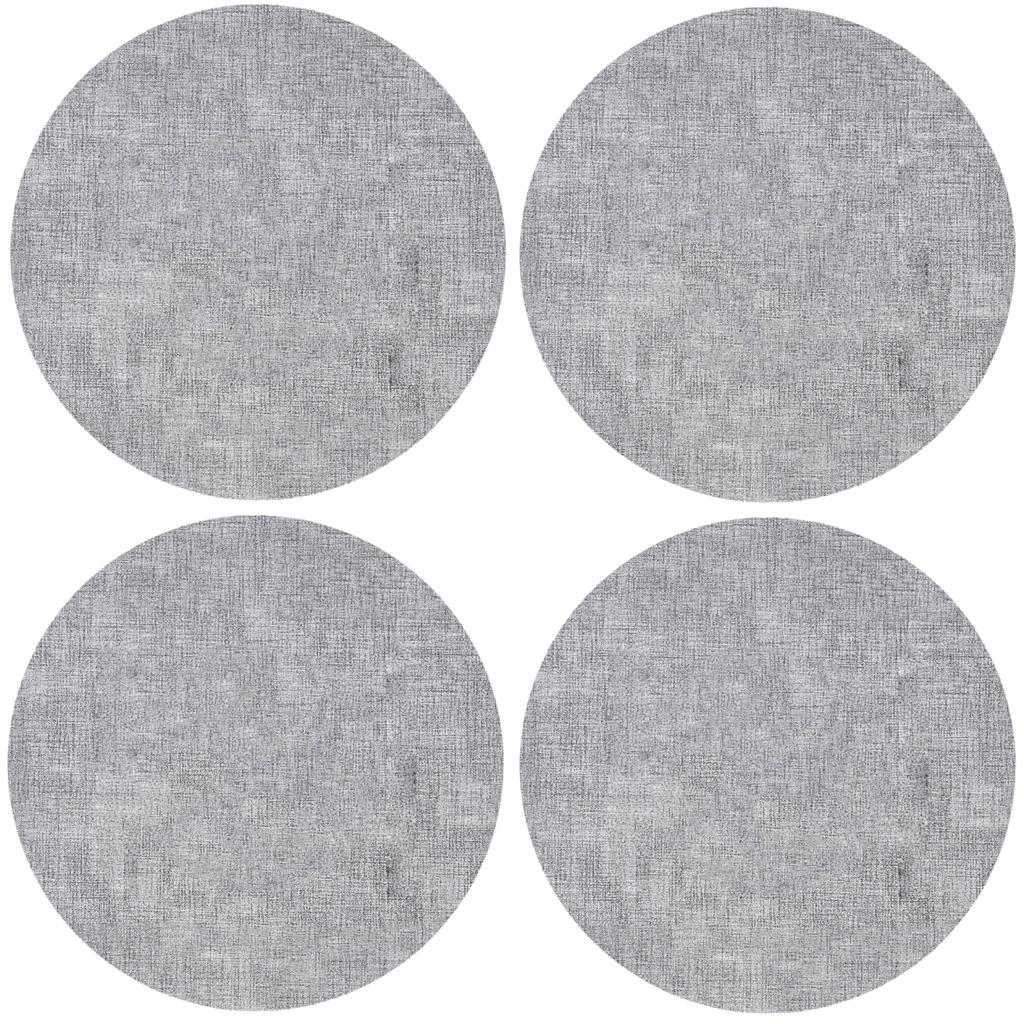 Dining Table Accessories 33cm Round Mats Casual Dining Easy Clean Placemats Elegant Dining Decor Flexible Table Placemats