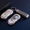PZQ2   Leather Car Key Case Cover Fob Protector for Mercedes Benz GLC300L E30 W207 A C E S G GLS Class W177 W205 W213 W222 G63 X167 AMG