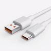 120W Braided USB-C Fast Charging Cable for Huawei, Honor, Vivo, and Oppo Phones