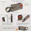 Automatic Stripping Pliers Wire Stripper Wire Coaxial Cable Cutter Tools Cable Stripper Pliers Decrustation Pliers
