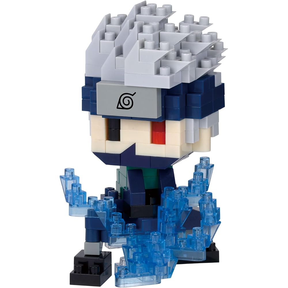 Kawada Nano Block Naruto Shippuden Hatake Kakashi Building Set 3x10.5x18cm Ages 12 and Up