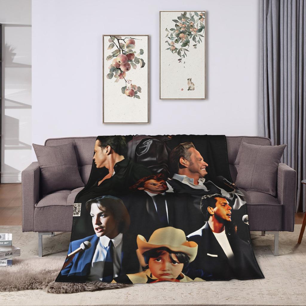 Luis Miguel Plush Blanket Students  Flannel Throw Blanket For Outdoor Soft Warm Design Quality Bedspread Gift