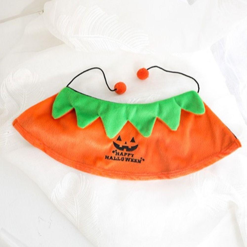 

Funny Pet Dog Cloak Pumpkin Shape Cat Cosplay Costume Soft Puppy Cape Winter S
