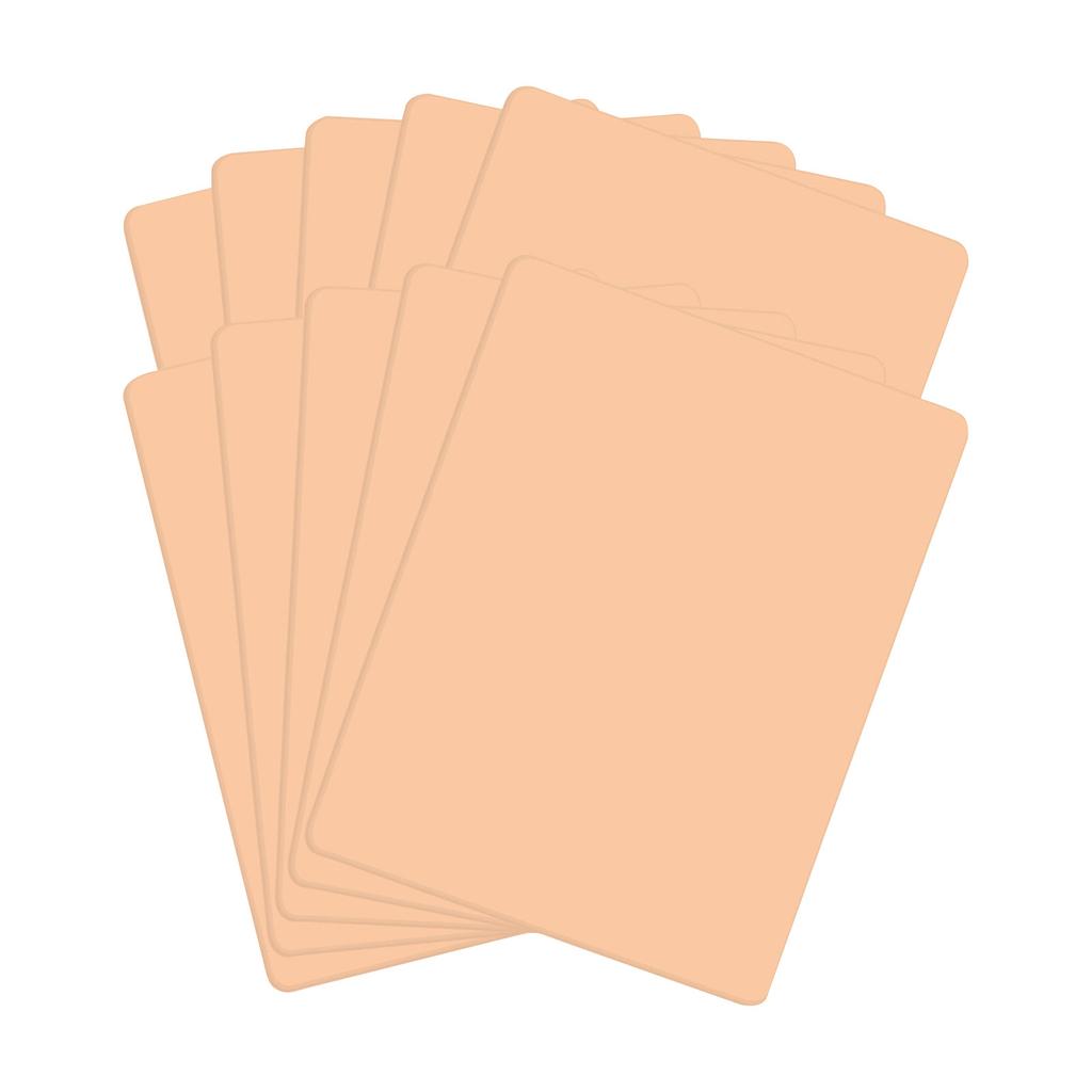 Falsche Übungshaut: 10 Stück Doppelseitige Verdickte Silikon Übungshaut - Künstliche Falsche Haut Für Anfänger Und Künstlerbedarf