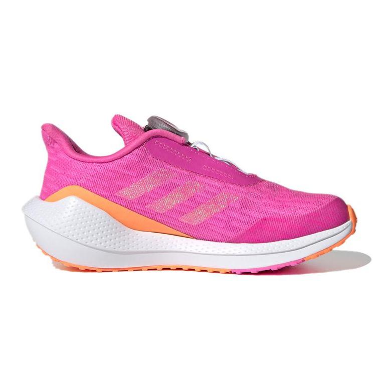 Adidas EQ21 Run Boa K Round Toe Flat Heel Breathable Low Top Running Shoes Kids Running Shoes Pink FX2261