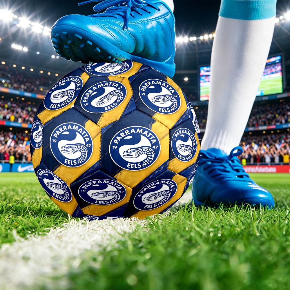 Parramatta Eels Size 5 Sports Training Ball Shock Absorbing Durable Ball For Match Daily Practice Outdoor Activities