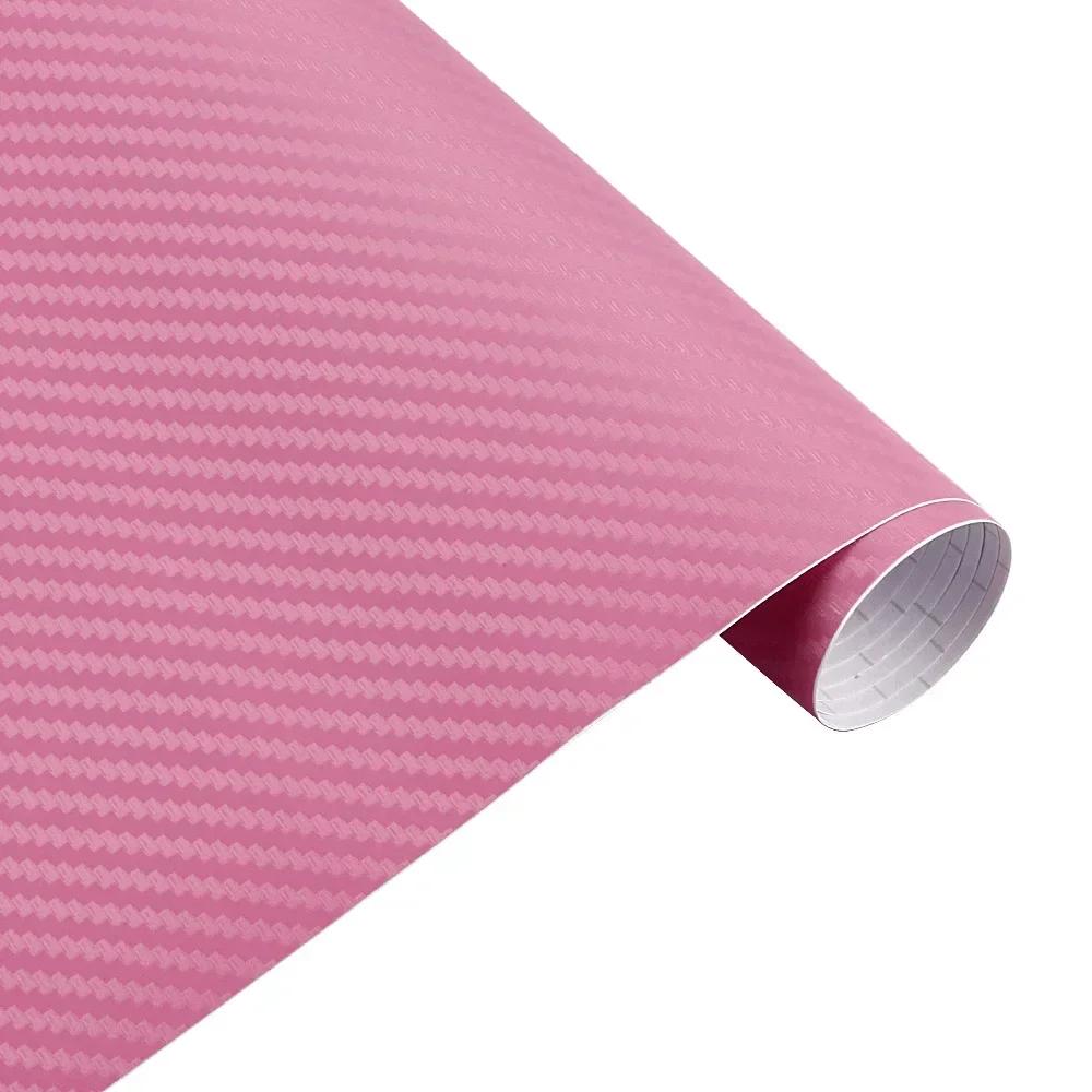 25cmx200cm 3D Carbon Fiber Vinyl Film Car Motorcycle Sticker Waterproof Decorative Adhesive Protector Film Car Accessories