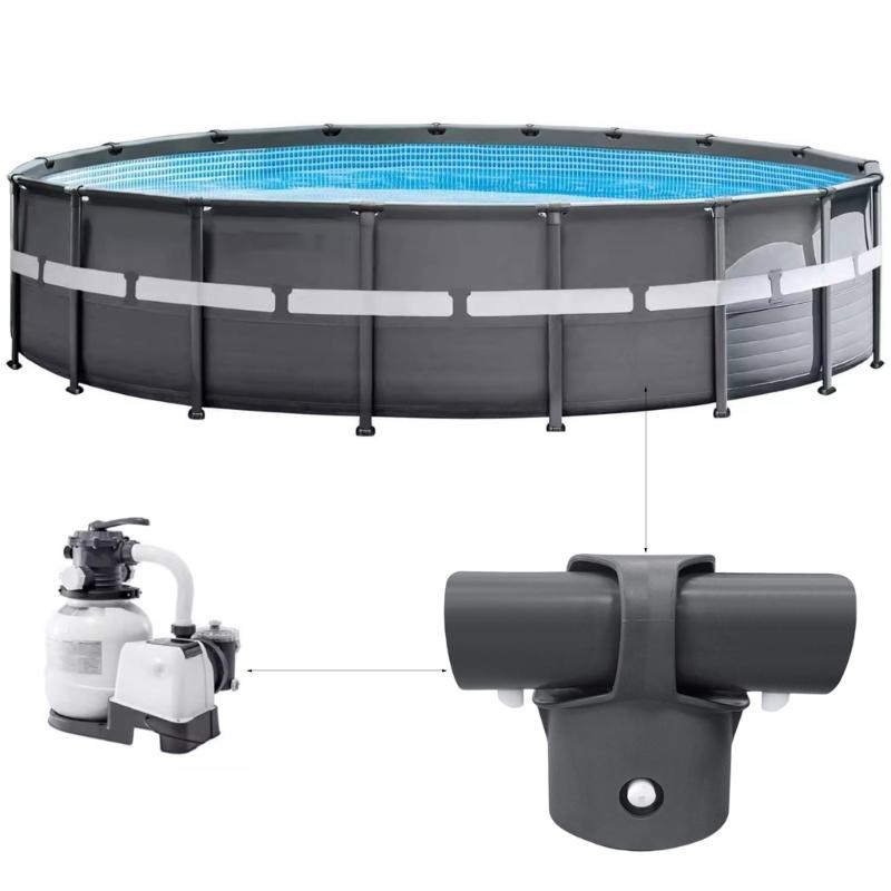 T Shape Pool Hose Adapter Pool Cleaning Equipment Hose Connector Perfect for Easy Installation and Leakproof Connection