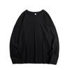 2025 Spring Men Hip Hop Baggy T-Shirt Men Long Sleeve Fashion Tees Cotton Luxury Brand Tops Casual Solid Color Male Tops Tees