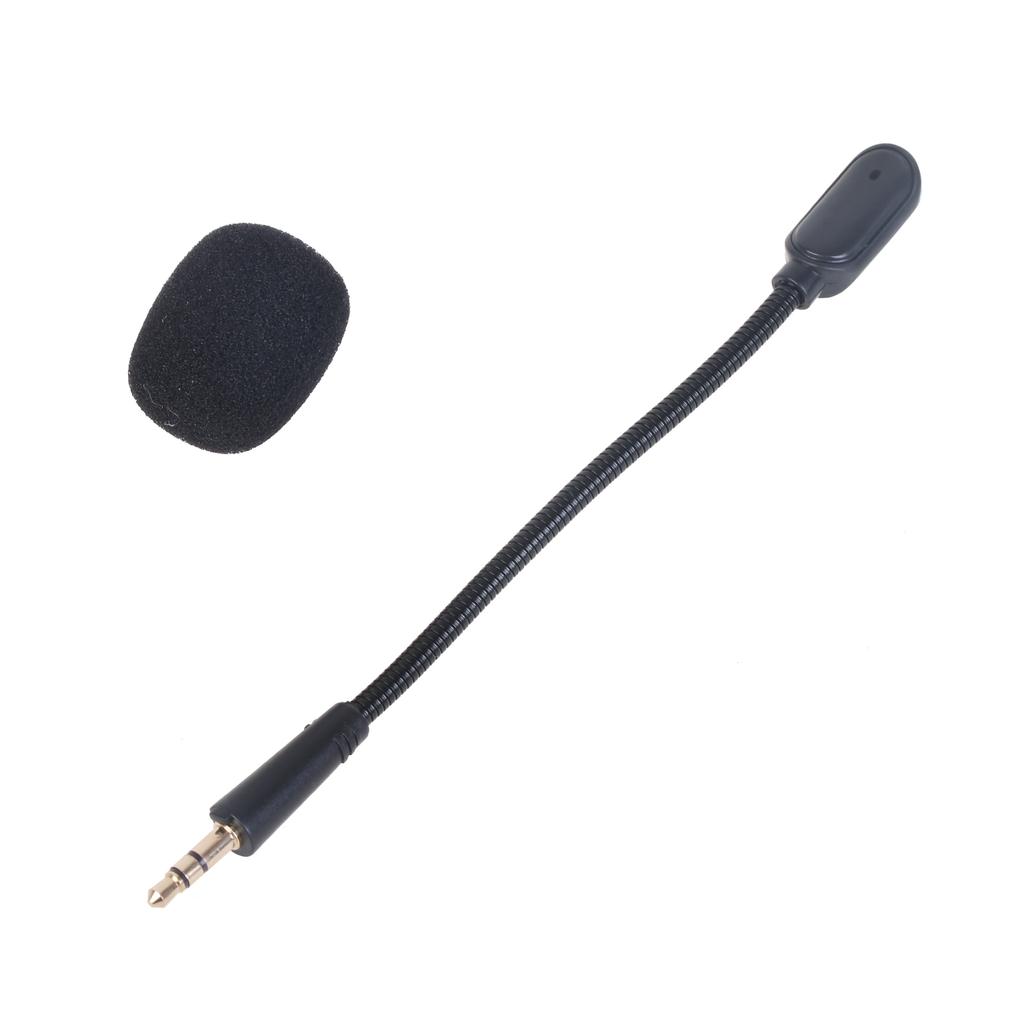 Replacement Mic for Barracuda X Wireless Gaming Headset Detachable Headphone Microphone Boom with Windproof Sponge Cover