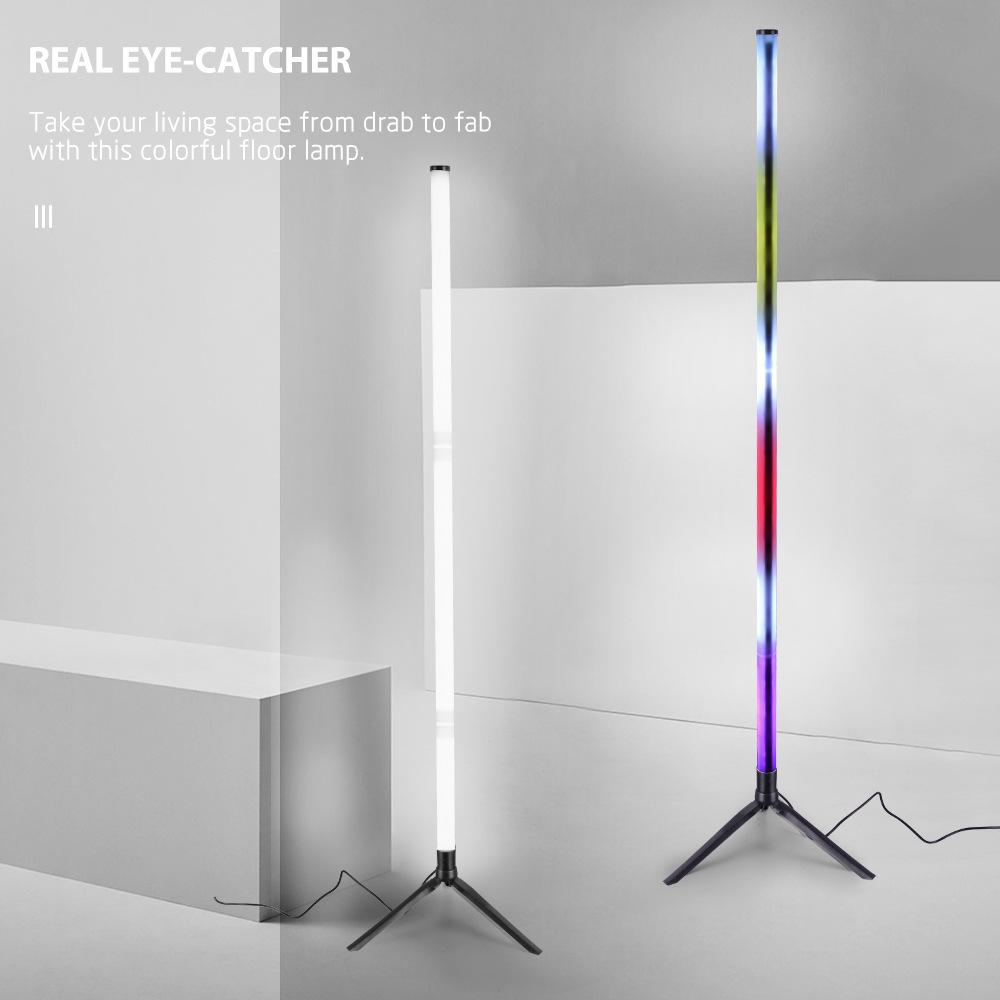 Cross-border Graffiti Corner Light: USB RGB Floor Lamp with APP Remote Control