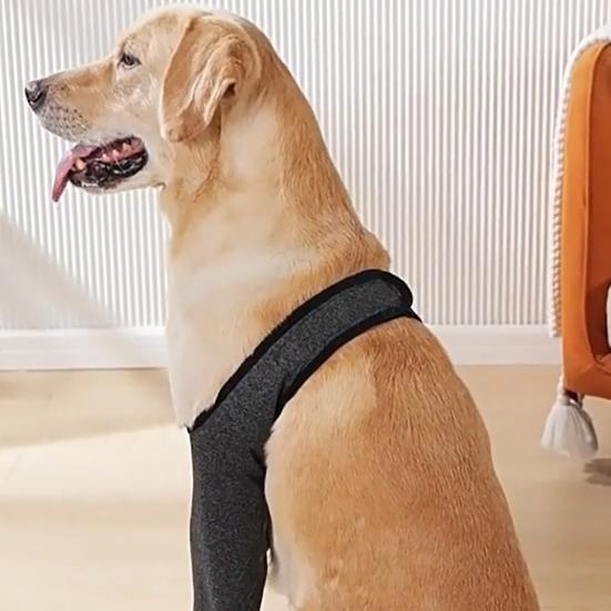 Dog Elbow Protector Front Leg Brace for Wound Care Prevent Licking Joint Support Bandage Breathable Elbow Pads for Dogs