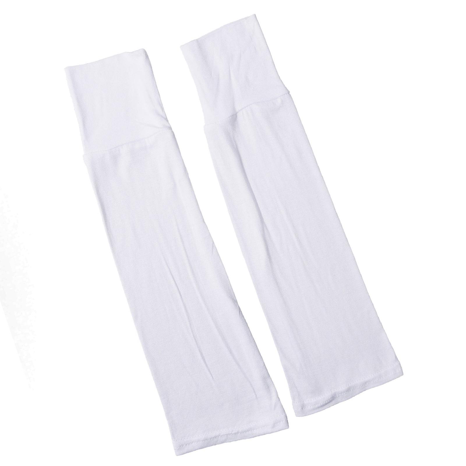 

Дышащие женские солнцезащитные рукава для рук, перчатки без пальцев, солнцезащитные накладки на руки для езды на велосипеде и вождения, для пеших прогулок белый